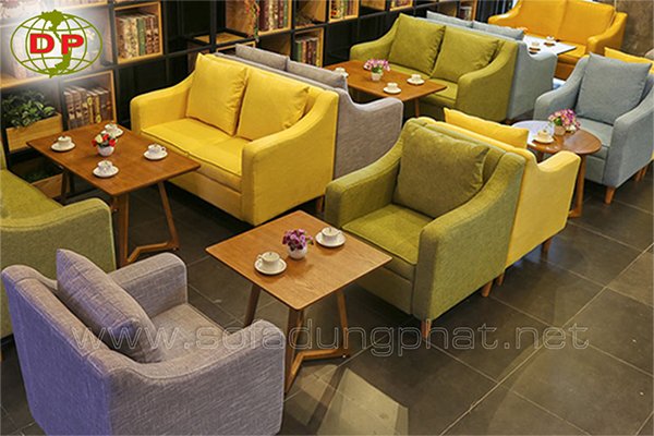 ghế sofa cafe màu sắc nỗi bật NCF-01