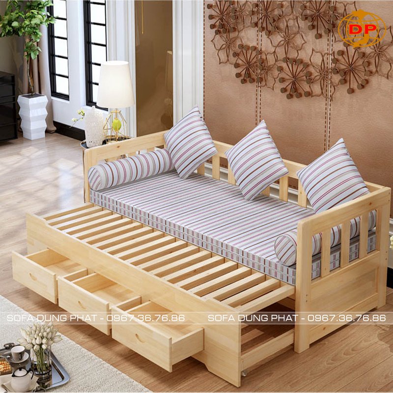 chọn sofa giường gỗ chất lượng