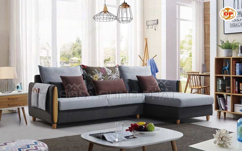 mẫu sofa phòng khách đẹp thiết kế góc chữ L