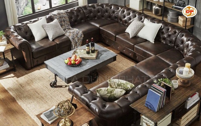 sofa cho phòng khách rộng đẹp