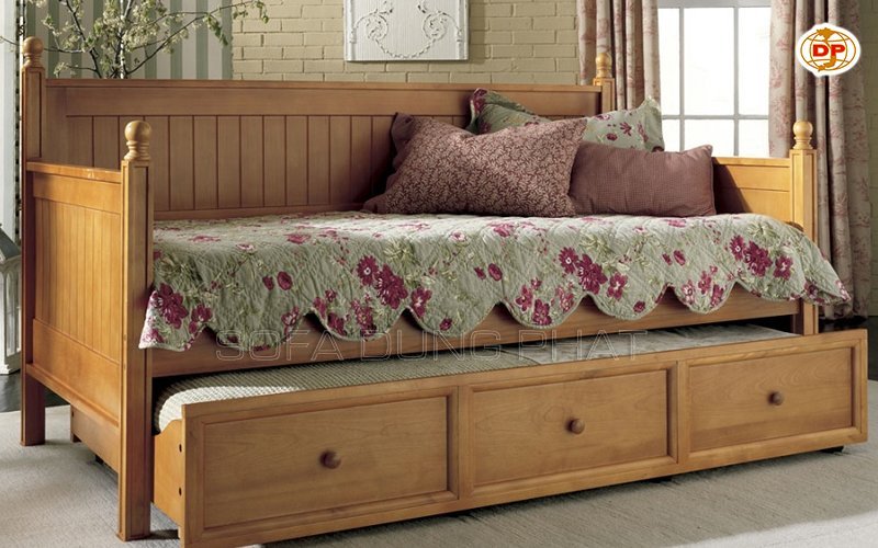 sofa giường bằng gỗ giá rẻ
