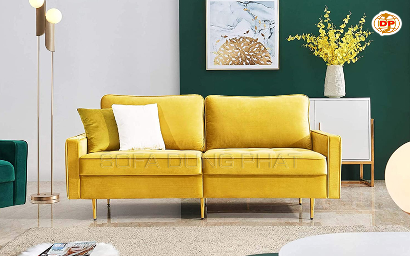 sofa phòng khách màu vàng đẹp