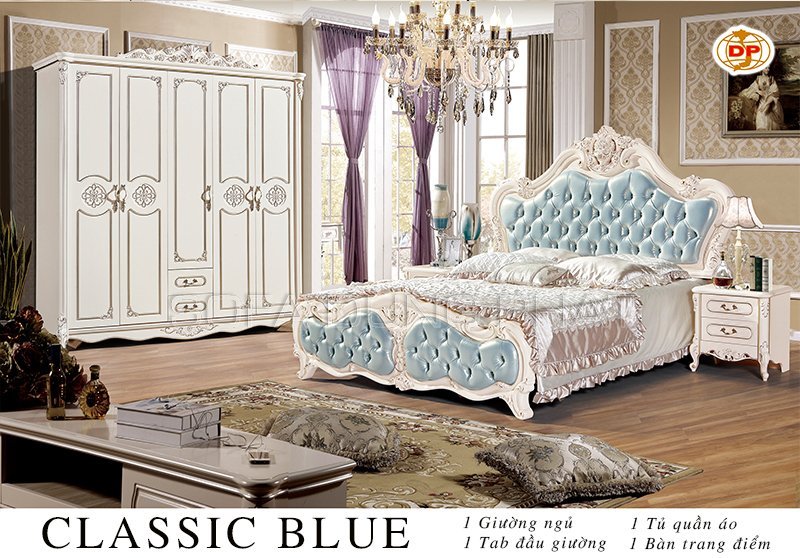 Combo Phòng Ngủ Classic Blue giá rẻ
