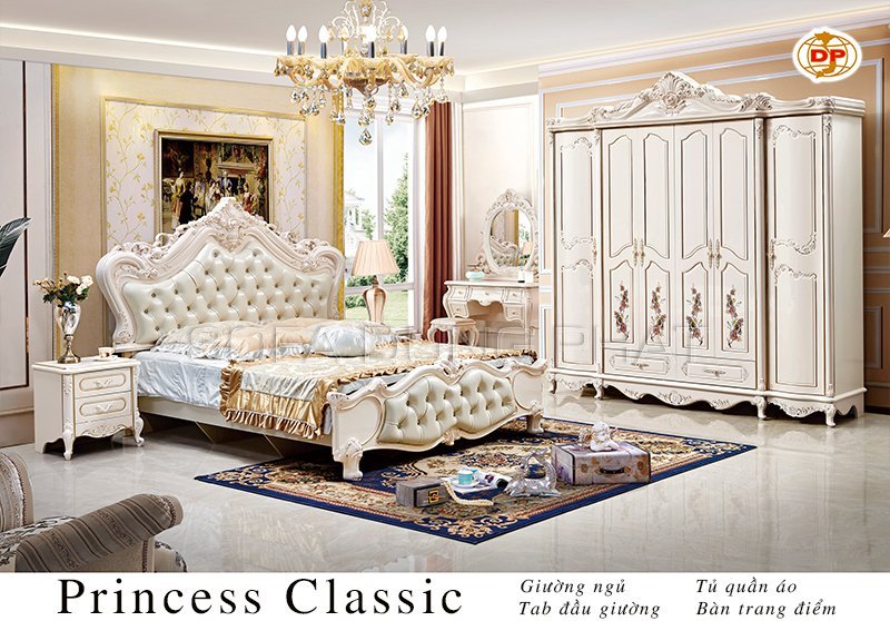 Combo Phòng Ngủ Princess Classic đẹp