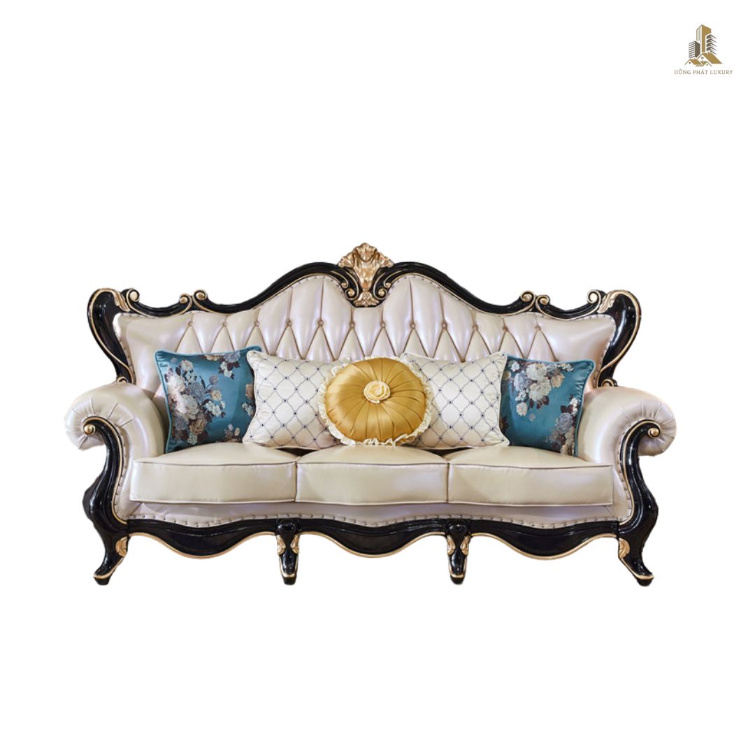 Sofa cổ điển làm từ da cao cấp