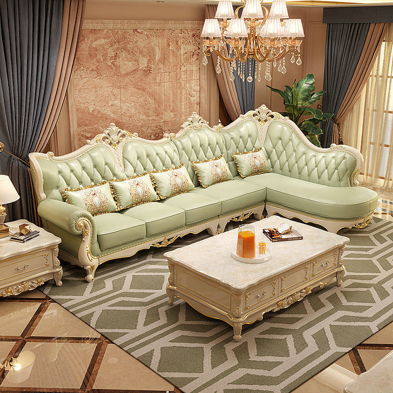 Mẫu sofa cổ điển loại chữ L cao cấp